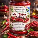EV YAPIMI DOĞAL ACI BİBER SALÇASI
